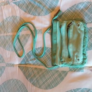 Teal mini crossbody purse